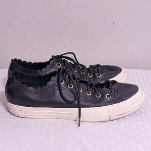 Converse Chuck Taylor Frilly Thrills Sneakers Size 9